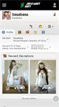 Mobile Screenshot of basabasa.deviantart.com