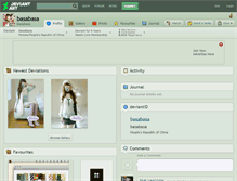Tablet Screenshot of basabasa.deviantart.com