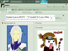 Tablet Screenshot of akaine.deviantart.com