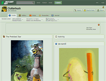 Tablet Screenshot of clutterbuck.deviantart.com