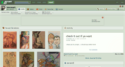 Desktop Screenshot of lancesart.deviantart.com