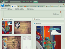 Tablet Screenshot of lucastio.deviantart.com