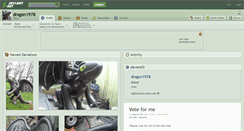 Desktop Screenshot of dragon1978.deviantart.com