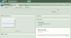Desktop Screenshot of dacontests.deviantart.com