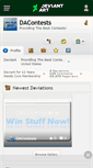 Mobile Screenshot of dacontests.deviantart.com