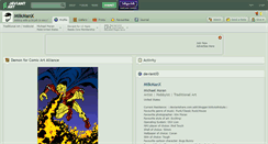 Desktop Screenshot of milkmanx.deviantart.com