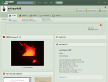 Tablet Screenshot of antique-talk.deviantart.com