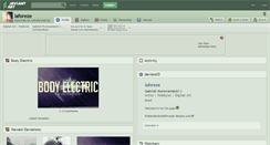 Desktop Screenshot of laforeze.deviantart.com