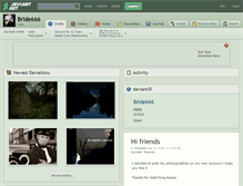 Tablet Screenshot of bride666.deviantart.com
