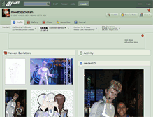 Tablet Screenshot of modbeatlefan.deviantart.com