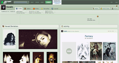 Desktop Screenshot of doratin.deviantart.com