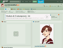 Tablet Screenshot of anartistcalledred.deviantart.com
