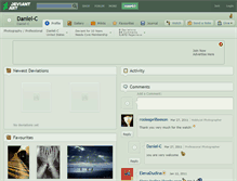 Tablet Screenshot of daniel-c.deviantart.com