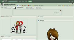 Desktop Screenshot of beyond-expectation.deviantart.com