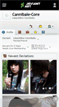 Mobile Screenshot of cannibale-core.deviantart.com