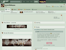 Tablet Screenshot of lovewillbiteyou.deviantart.com