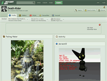 Tablet Screenshot of death-rider.deviantart.com
