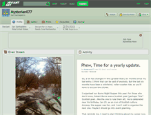 Tablet Screenshot of mysterian077.deviantart.com