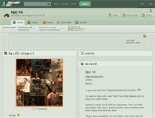 Tablet Screenshot of npc-14.deviantart.com