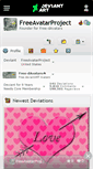 Mobile Screenshot of freeavatarproject.deviantart.com