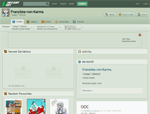 Tablet Screenshot of franziska-von-karma.deviantart.com