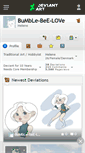 Mobile Screenshot of bumble-bee-love.deviantart.com