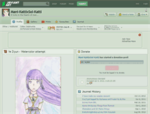 Tablet Screenshot of mani-kattixsol-katti.deviantart.com