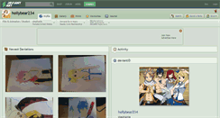 Desktop Screenshot of hollybear234.deviantart.com