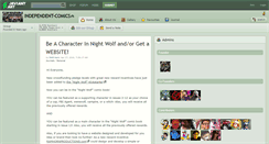 Desktop Screenshot of independent-comics.deviantart.com