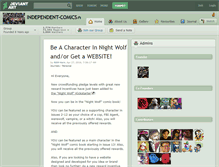 Tablet Screenshot of independent-comics.deviantart.com