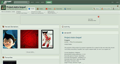 Desktop Screenshot of project-astro-sequel.deviantart.com