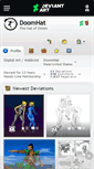 Mobile Screenshot of doomhat.deviantart.com