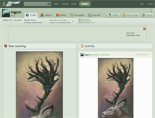 Tablet Screenshot of ingoro.deviantart.com