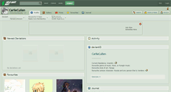 Desktop Screenshot of carliecullen.deviantart.com