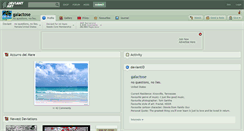 Desktop Screenshot of galactose.deviantart.com