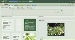 Desktop Screenshot of cintila.deviantart.com