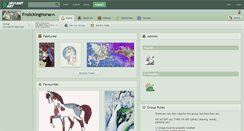 Desktop Screenshot of frolickinghorse.deviantart.com