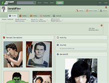 Tablet Screenshot of geraldflow.deviantart.com