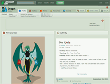 Tablet Screenshot of dragot.deviantart.com