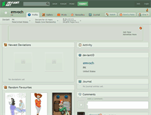 Tablet Screenshot of emvoch.deviantart.com