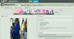 Desktop Screenshot of angelinamundoxxx.deviantart.com