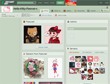 Tablet Screenshot of hello-kitty-forever.deviantart.com