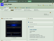 Tablet Screenshot of eraser-designs.deviantart.com