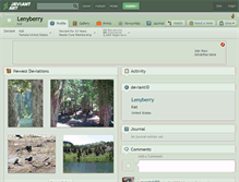 Tablet Screenshot of lenyberry.deviantart.com