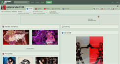 Desktop Screenshot of cutiemarydevil123.deviantart.com