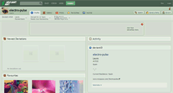 Desktop Screenshot of electro-pulse.deviantart.com