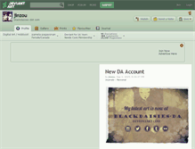Tablet Screenshot of jinzou.deviantart.com
