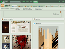 Tablet Screenshot of laurentz.deviantart.com