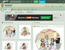 Tablet Screenshot of amyvarens.deviantart.com