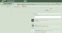 Desktop Screenshot of dangerousradical.deviantart.com